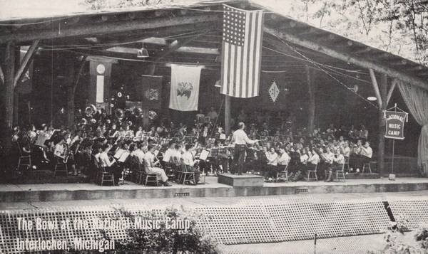 Interlochen Center for the Arts - Old Postcard View (newer photo)